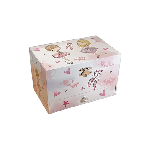 Ballet Girls Large Musical Jewelery Box - DAN7