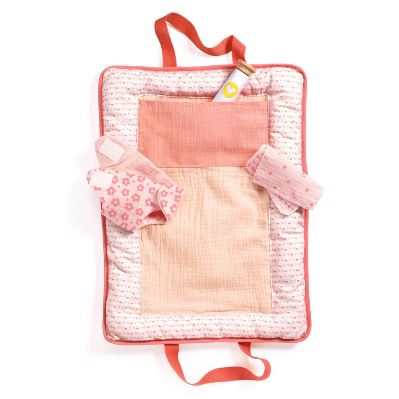 Pomea Collection Pink Peak Doll Changing Bag Set