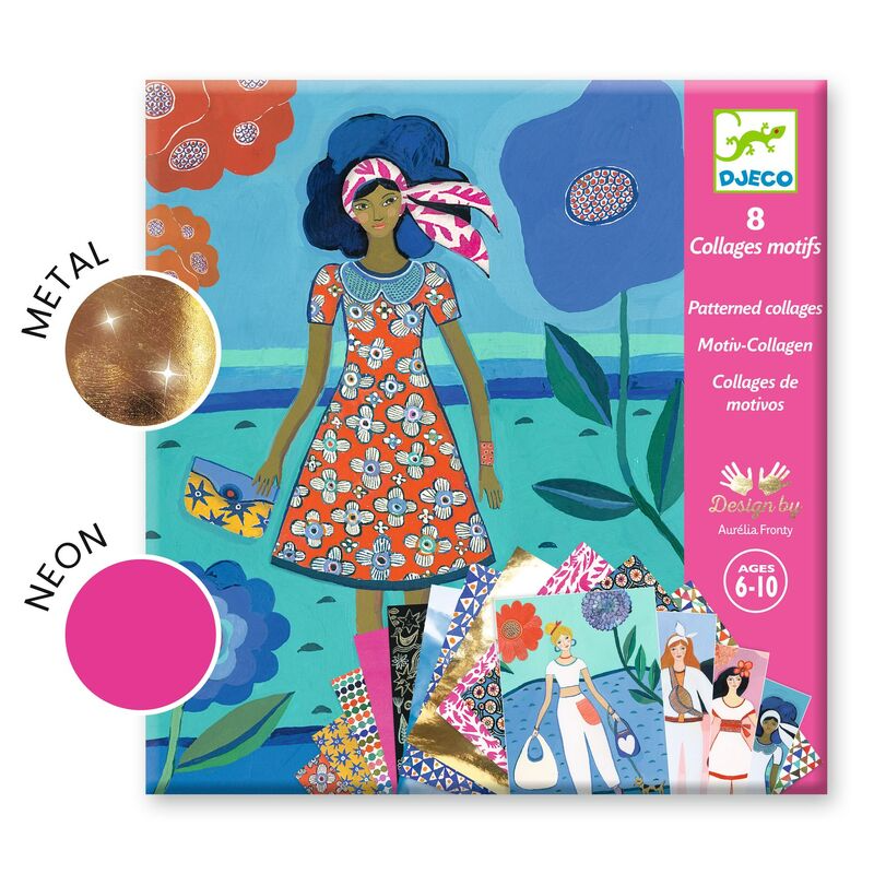 Fashion Trend with Patterned Collage