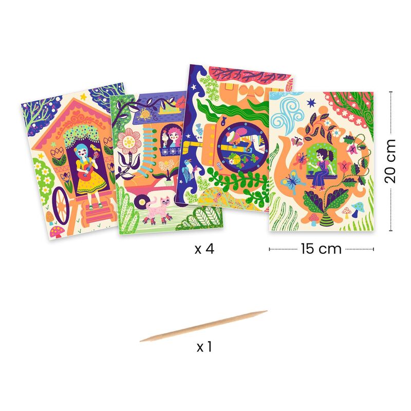 Wacky Houses Scratch Cards