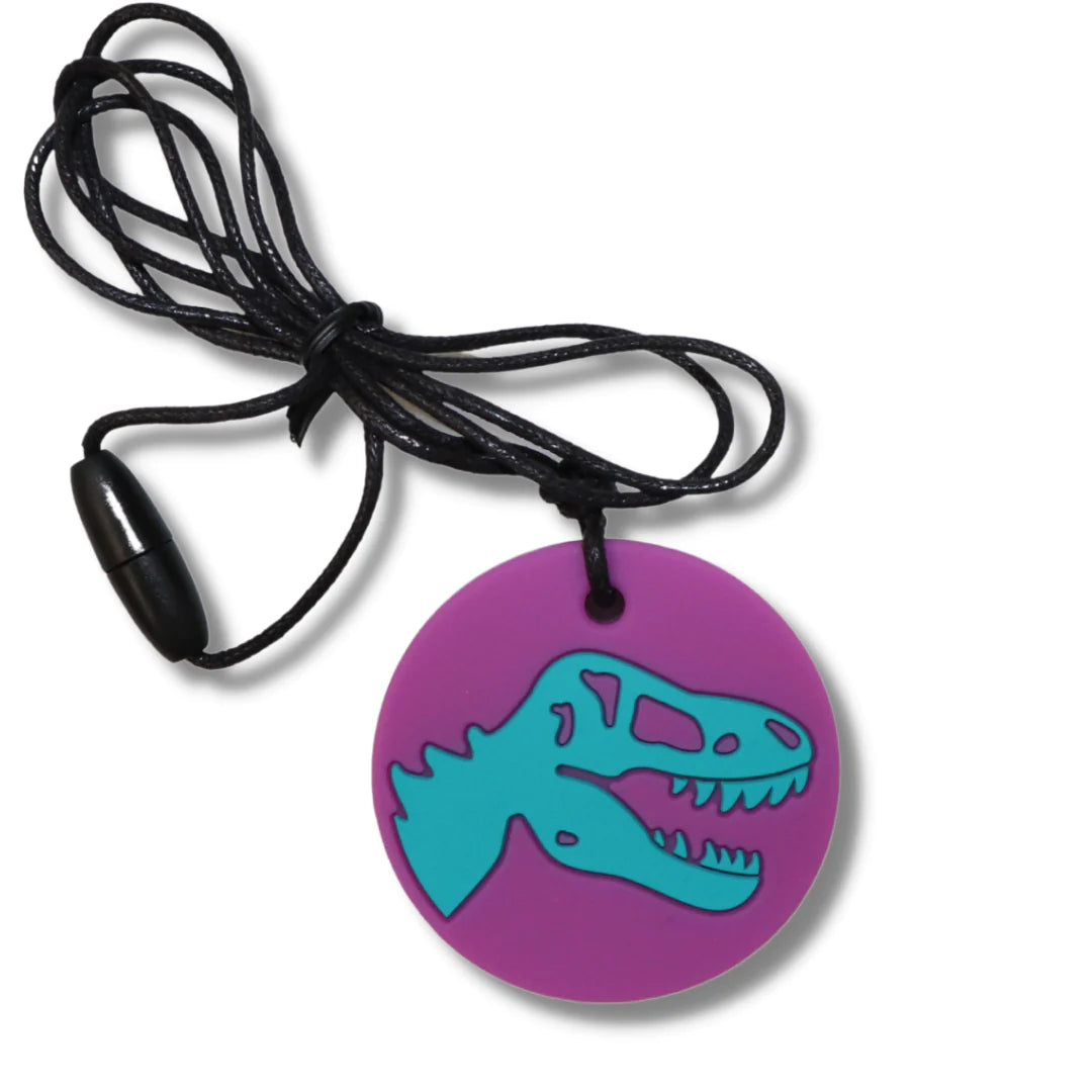 Silicone Dinosaur Pendant