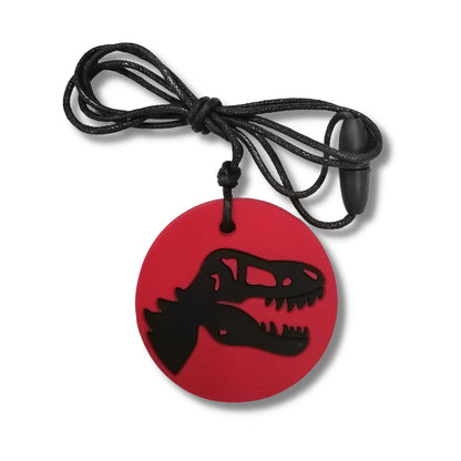 Silicone Dinosaur Pendant