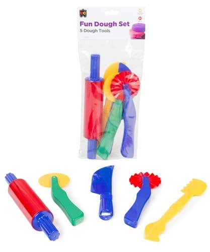 Fun Dough Set - 5 Tools