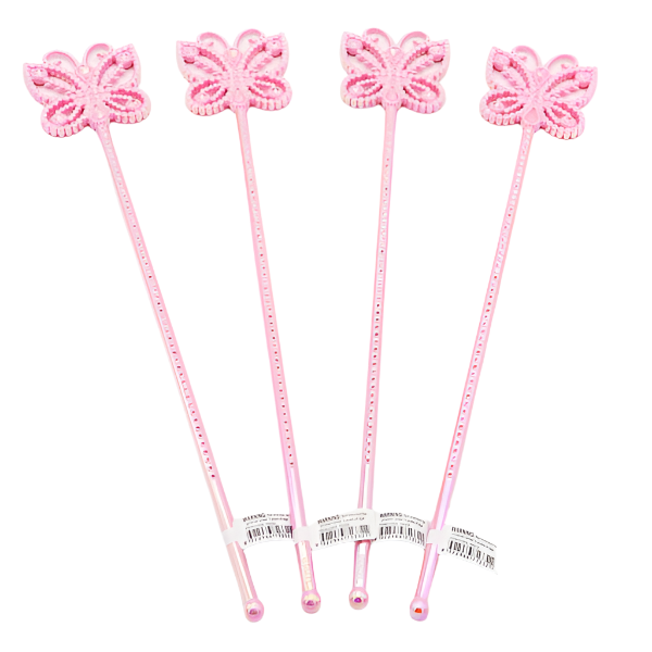 Pink Butterfly Wand