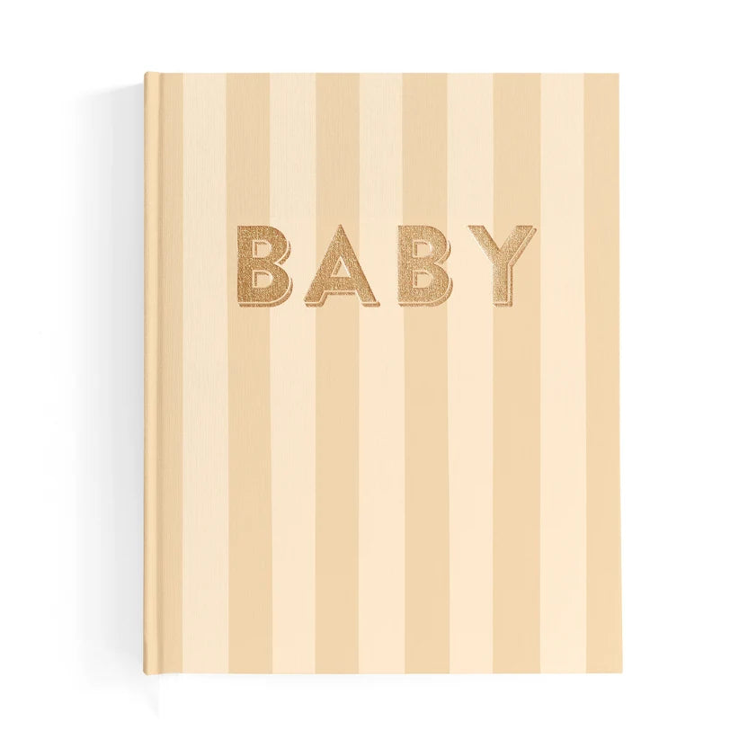Baby Book 2nd Edition - Coffee Stripe