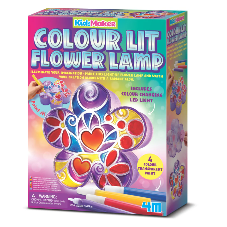Colour Lit Flower Lamp