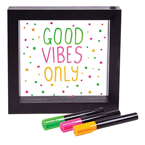 Light-up Neon Effect Message Frame
