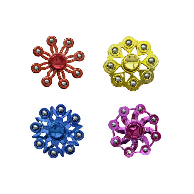 Metallic Finish Fidget Spinner