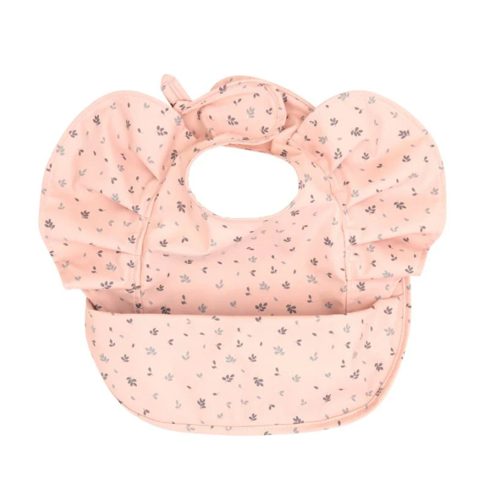 Recycled Frill Bib - Leaves