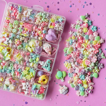 Large Bead Box Set - Pastel Shapes
