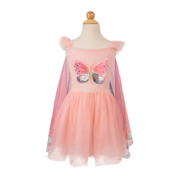 Sequins Secret ButterflyTwirl Dress with Wings