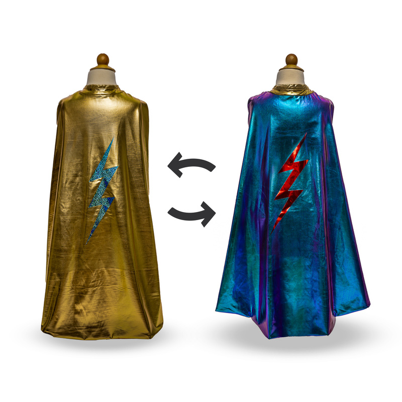 Blue Lightening Cape - Size 5-6