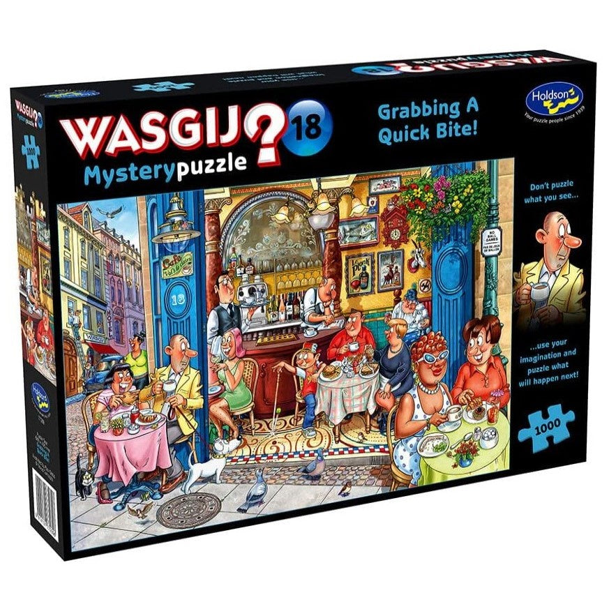 Wasgij 1000 pc Puzzle - Mystery No. 18 - Quick Bite