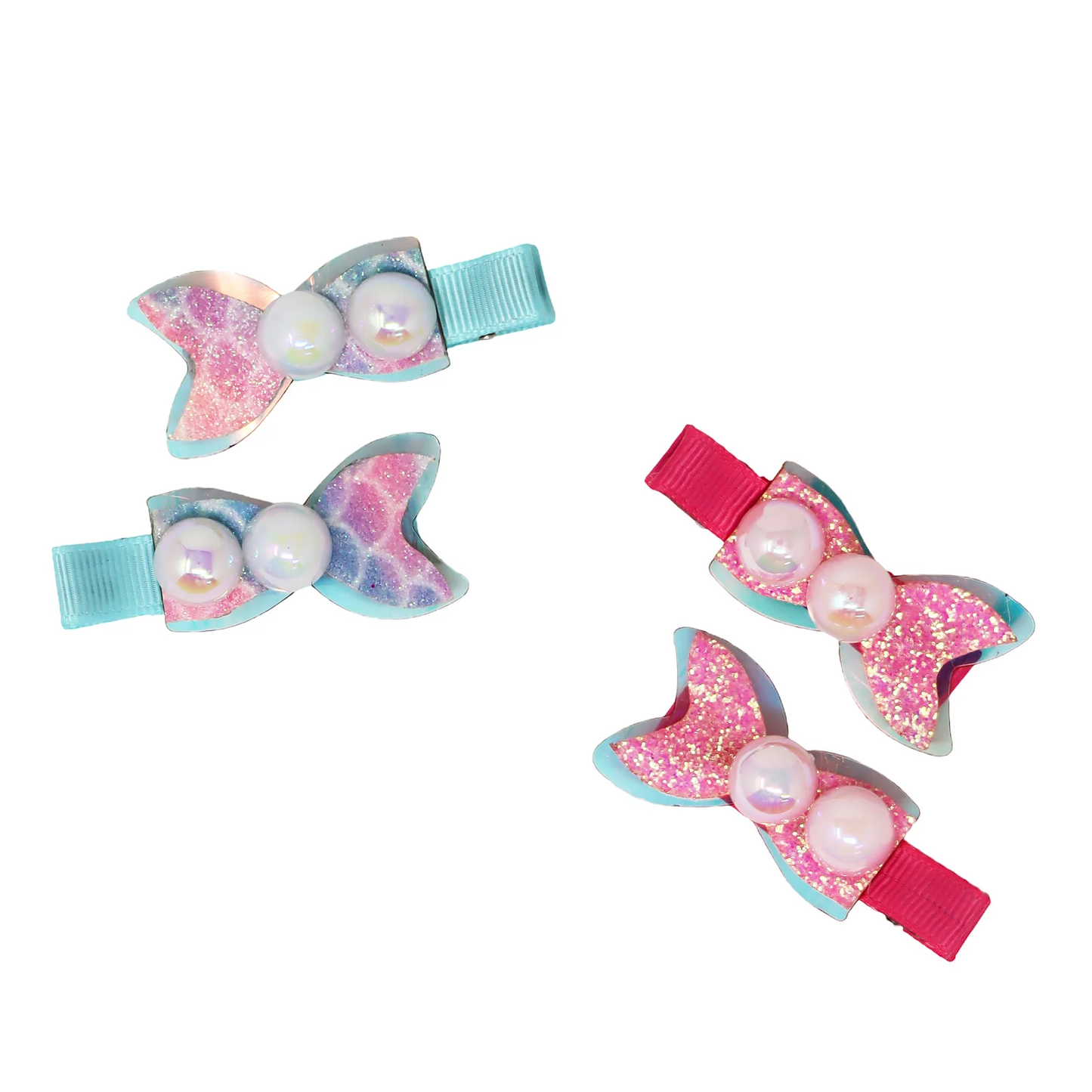 Pearl Mermaid Tail hair Clips