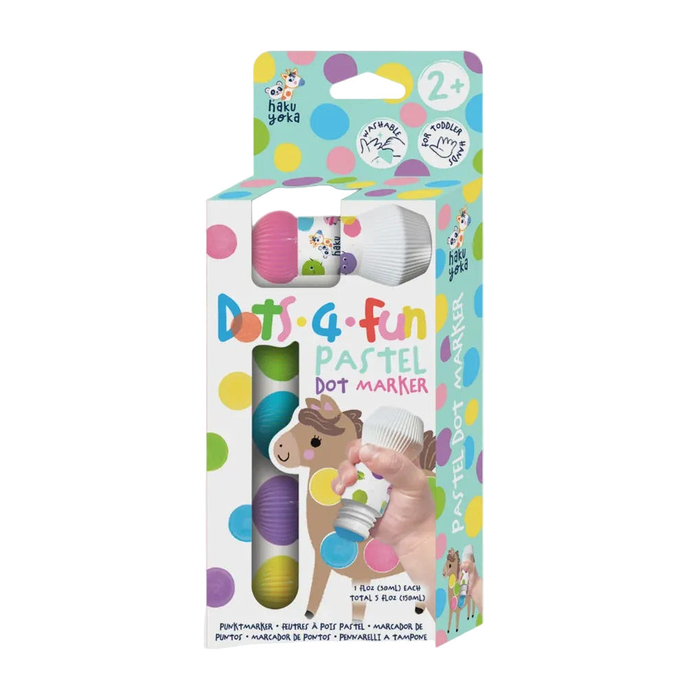 Haku Yoka - Dots 4 Fun - Scented Dot Marker Pastel
