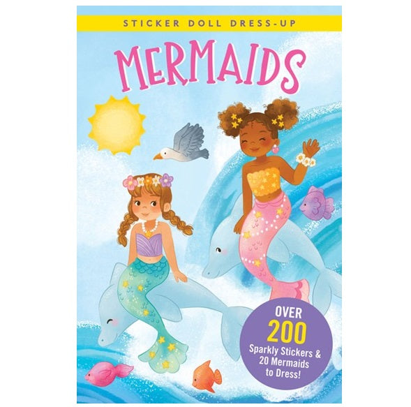 Sticker Doll Dress-up Book - Mermaids