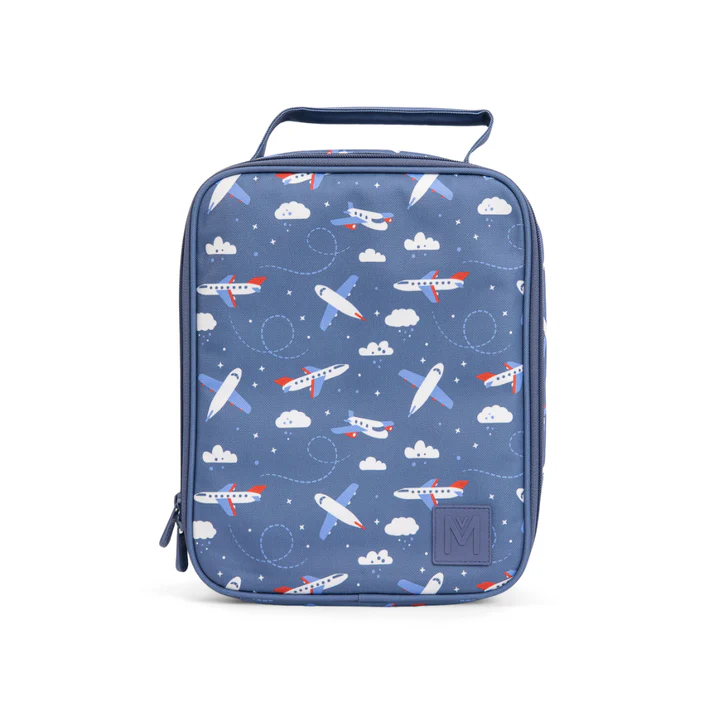 MontiiCo Large Insulated Lunch Bag (Larger Size) - Jetset