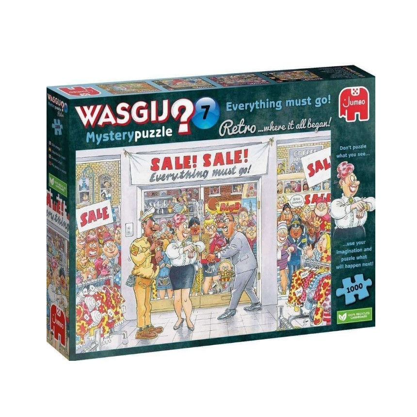 Wasgij 1000 pc Puzzle - Retro Mystery 7 - Everything Must Go