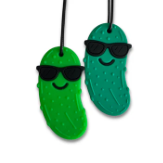Silicone Pendant - Pickle/Green