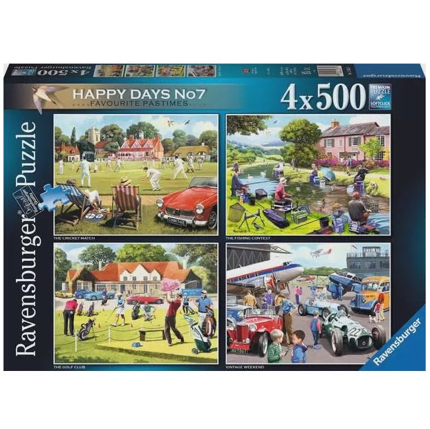 4 x 500 pc Puzzles - Favourite Pastimes