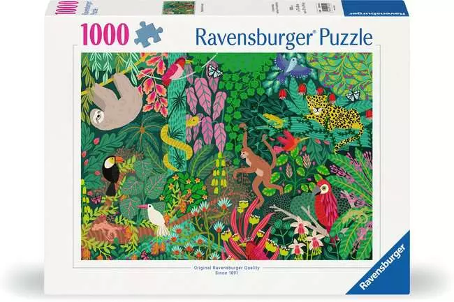 1000 pc Puzzle - Magical Rainforest