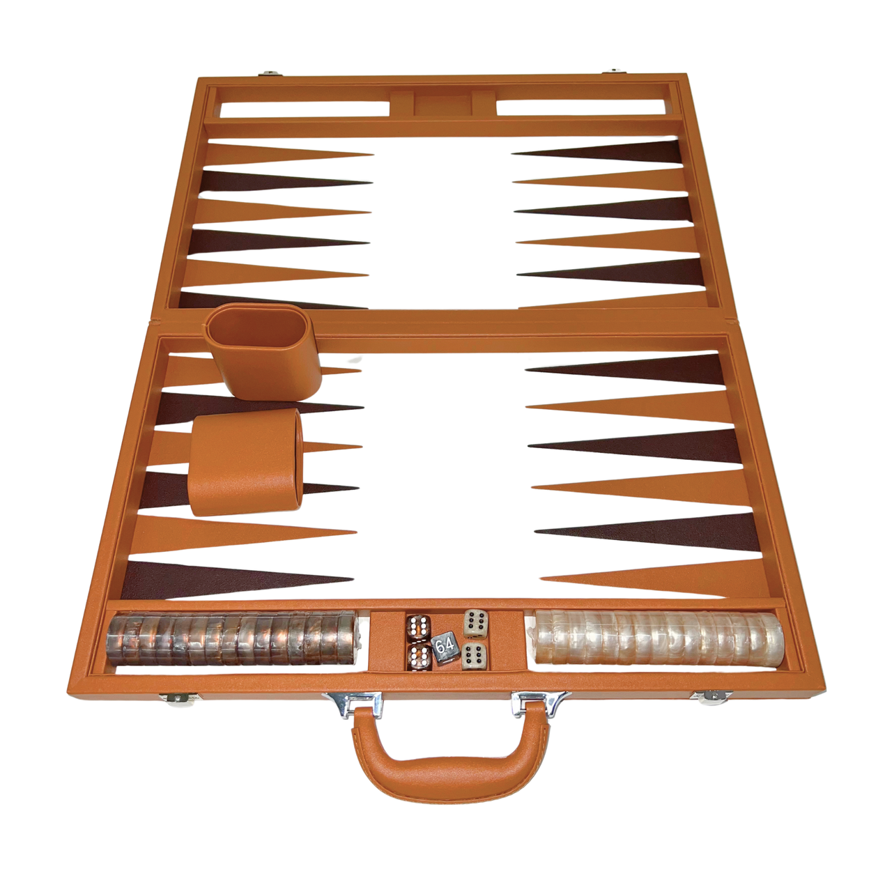 Backgammon Tan PU Leather 15"