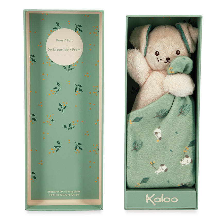 Carre Doudou Dog Green