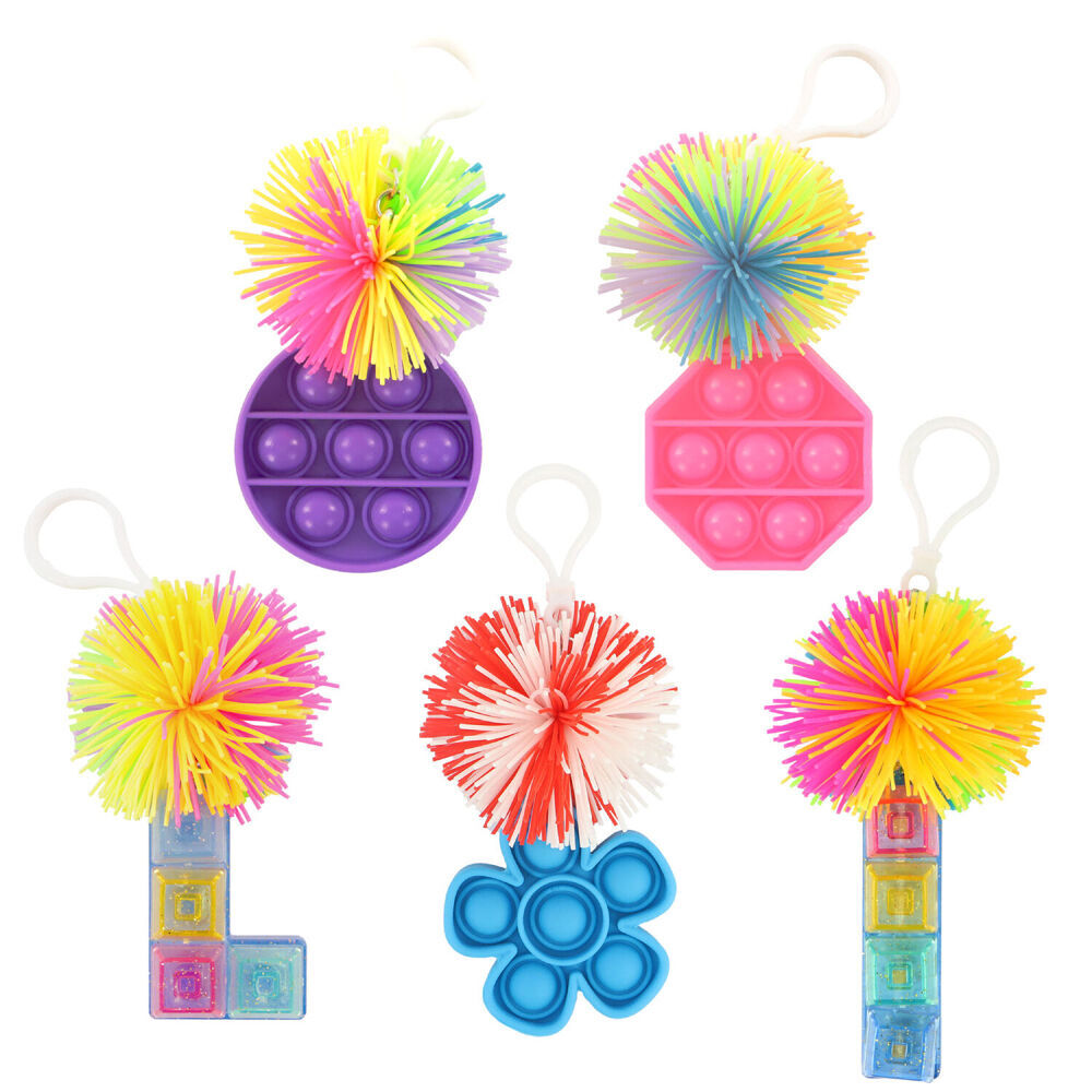 Pom Pom Poppers Keyring
