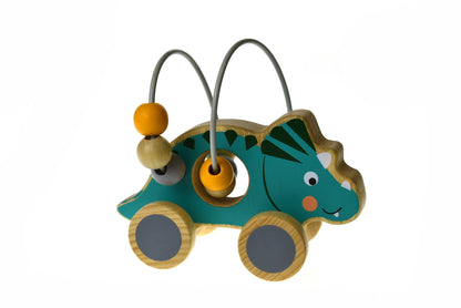 Wooden Dinosaur Bead Maze