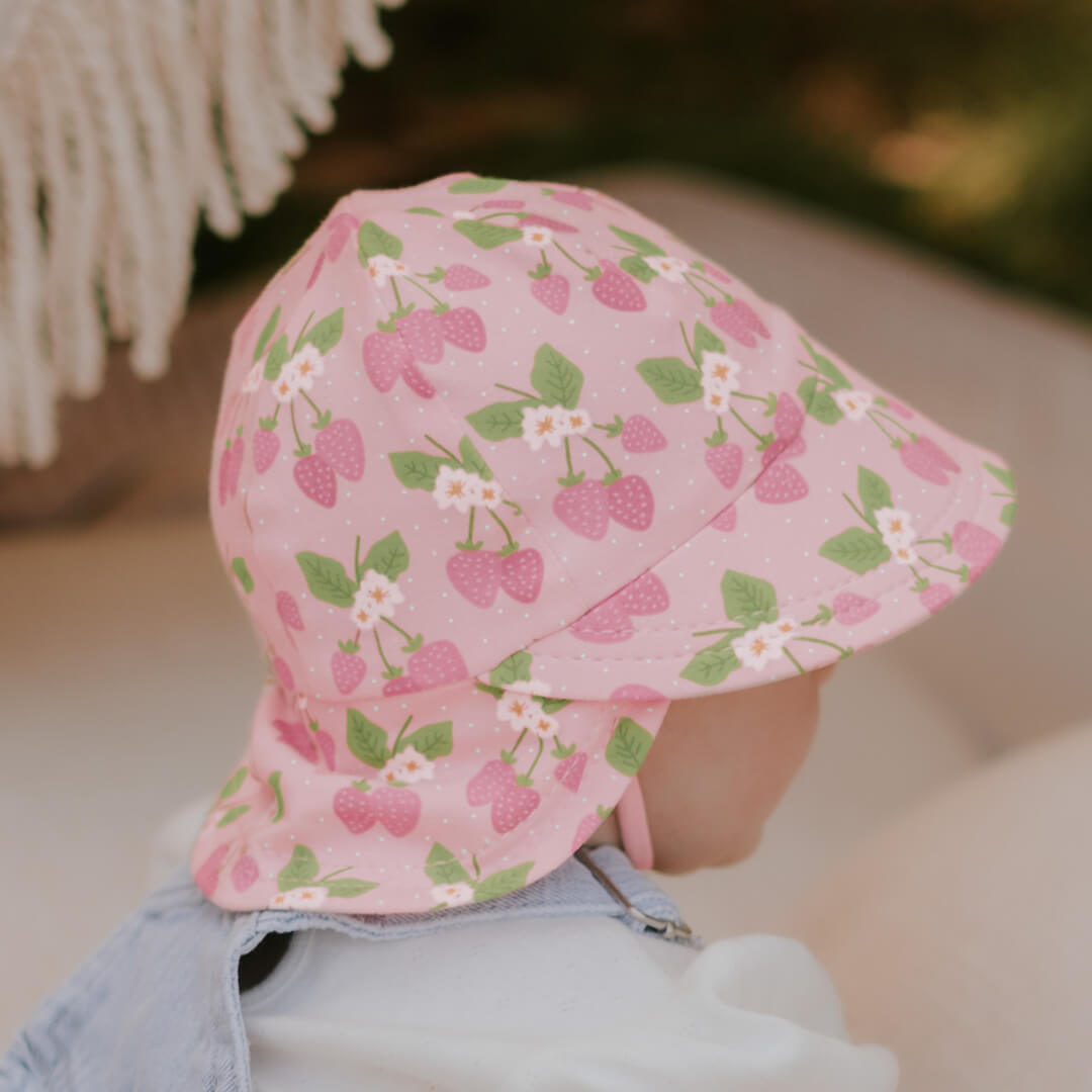 Legionnaire Flap Sun Hat - Strawberry