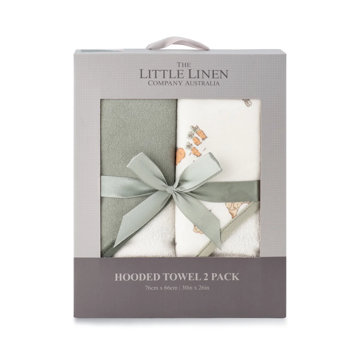 Hooded Towel 2pk - Farmyard Lamb