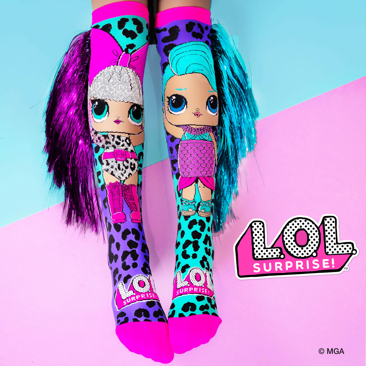 Mad Mia Socks - L.O.L. Disco Dolls