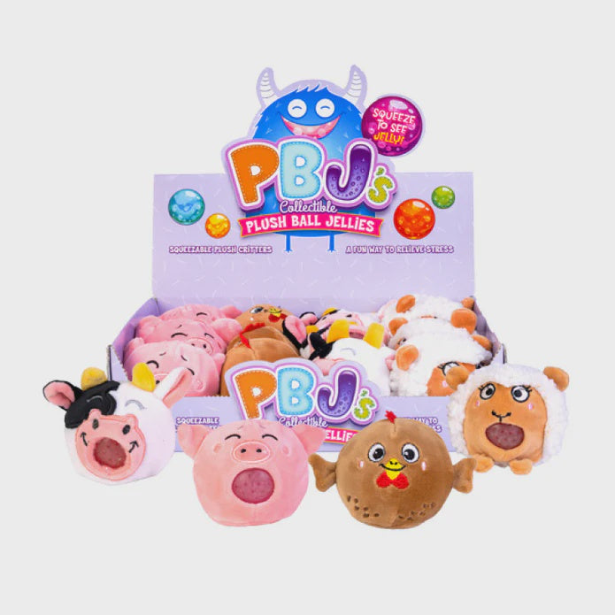 Plush Ball Jellies Farm Animals