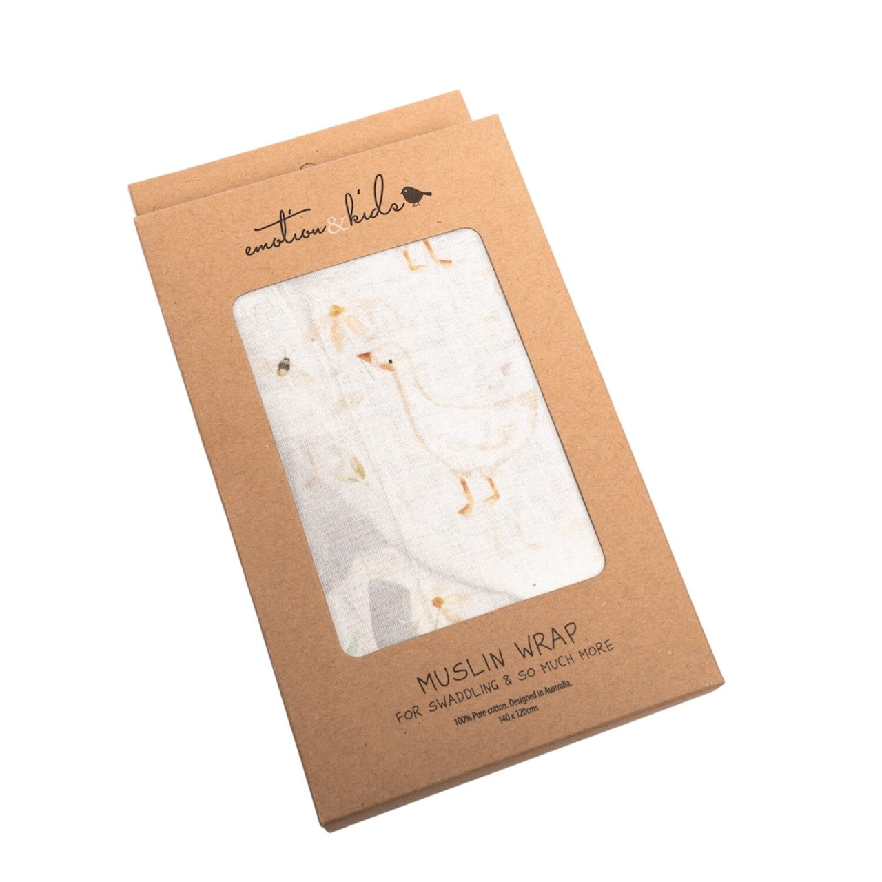 Muslin Wrap - Gwen the Goose