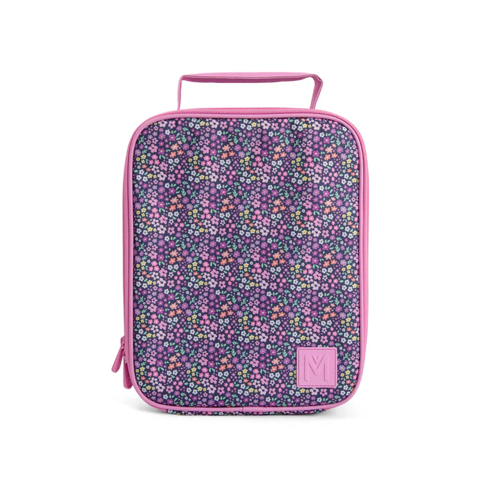 MontiiCo Large Insulated Lunch Bag (Larger Size) - Meadow