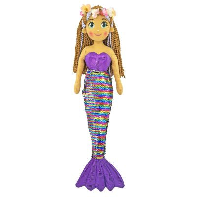 Mermaid Doll 45cm - Aria Purple Rainbow