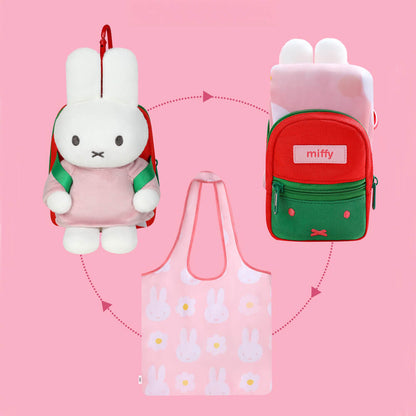 Miffy Backpack Keyring with Tote Bag Set