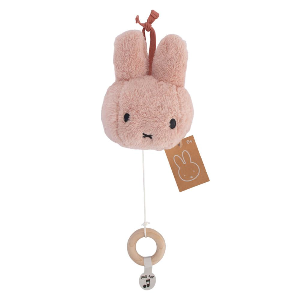 Miffy Fluffy Musical Pull-Down - Pink