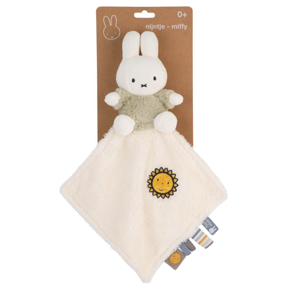 Miffy Fluffy Cuddle Cloth Green