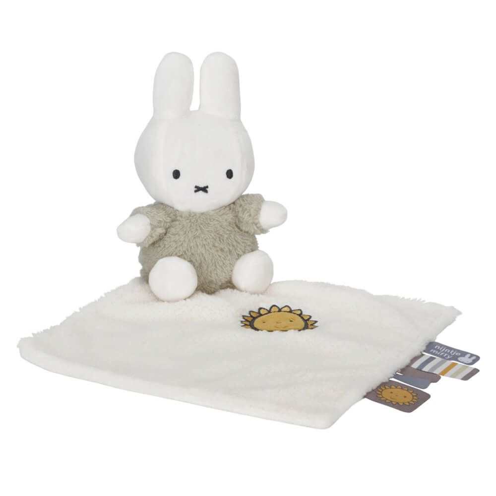 Miffy Fluffy Cuddle Cloth Green