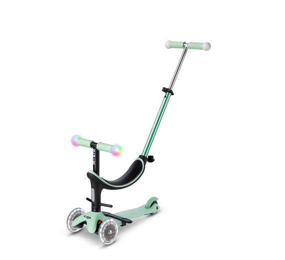 Micro Mini2Grow Deluxe Magic LED Scooter - Mint