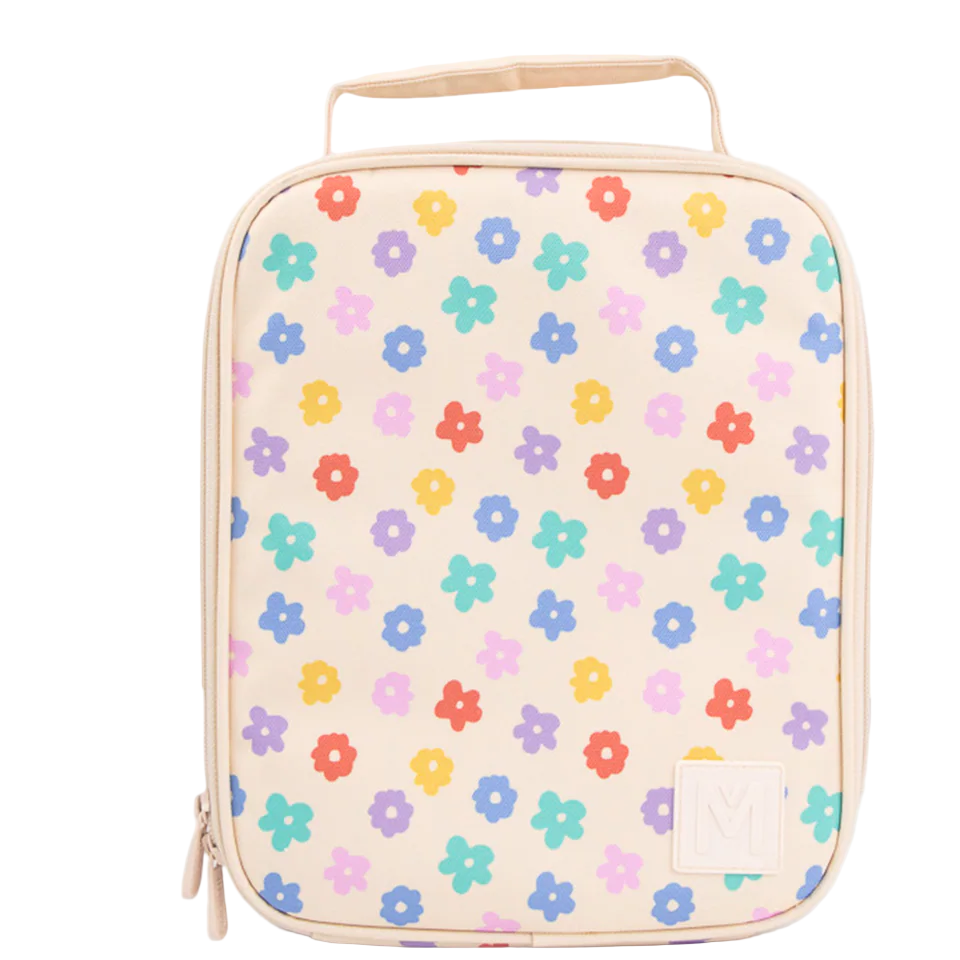 MontiiCo Large Insulated Lunch Bag - Daisy Dream