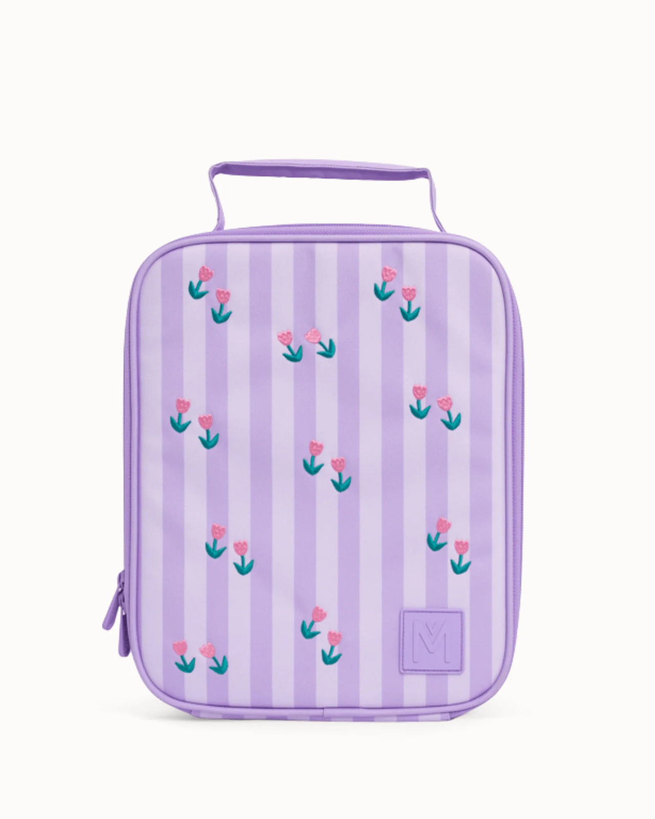 MontiiCo Large Insulated Lunch Bag (Larger Size) - Tiny Tulips
