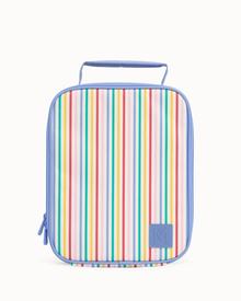 MontiiCo Large Insulated Lunch Bag (Larger Size) - Fruity Stripe