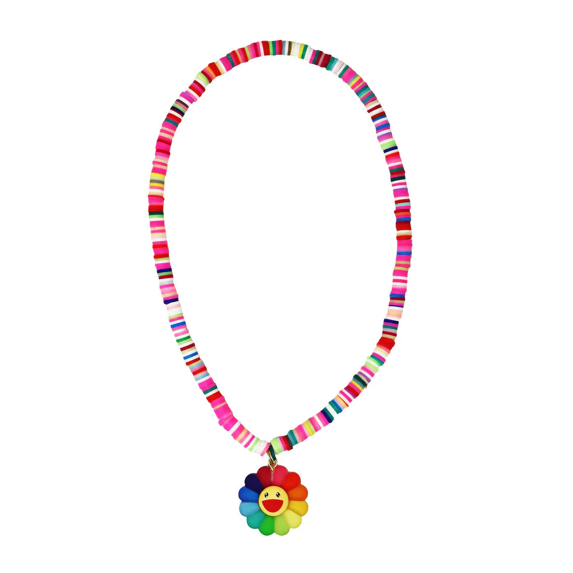 Rainbow Flower Necklace