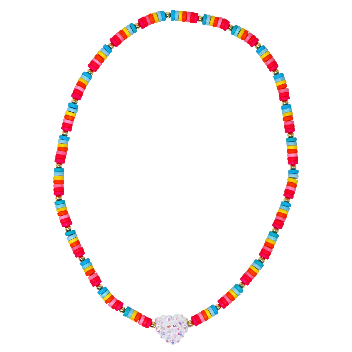 Rainbow Heart Necklace