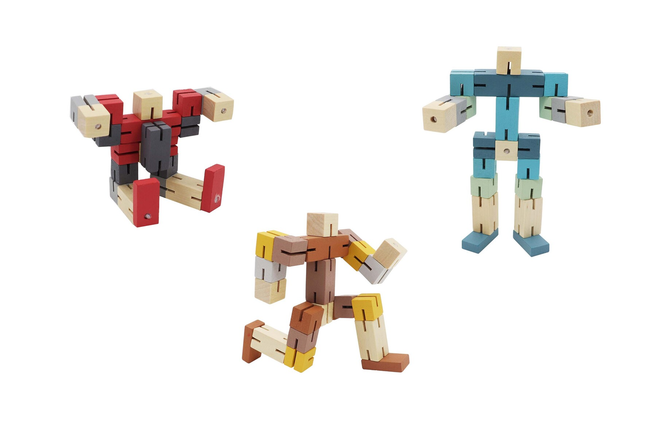Twist and Lock Robot Cube