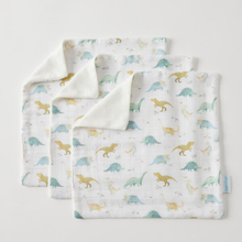 Dallying Dinosaurs Facewasher Set of 3