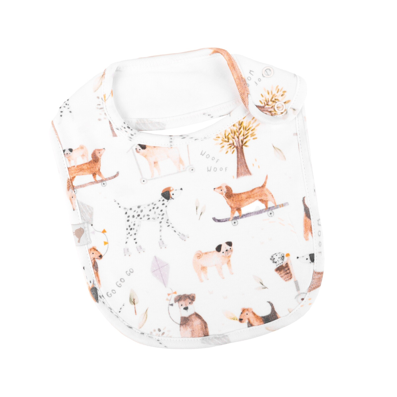 Organic Cotton Bib - Dogs Day Out