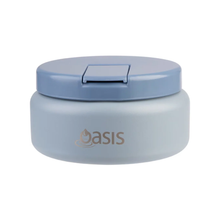 Double Wall Insulated Food Flask  230ml  - Hazy Blue